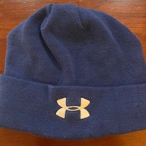 Mens Under Armour Hat: Blue